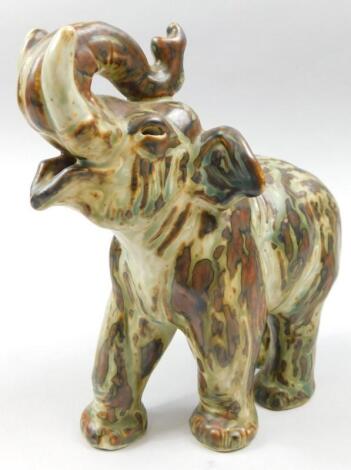 A Royal Copenhagen porcelain elephant