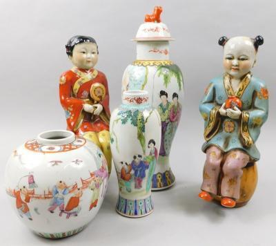 A quantity of Chinese porcelain