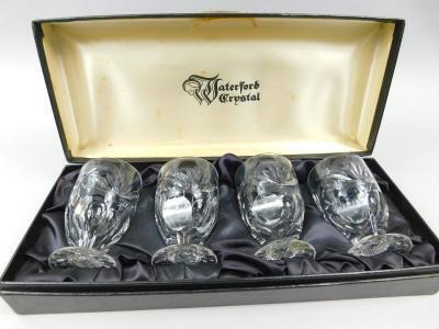 A cased set of Waterford crystal glasses. (4)