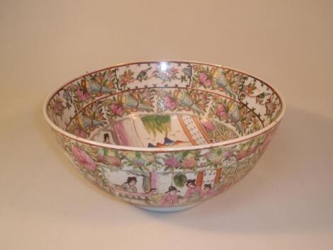 A Chinese Canton Famille rose bowl