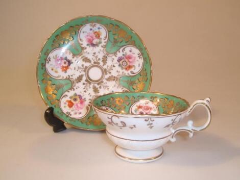 A Ridgway cabinet cup and saucer