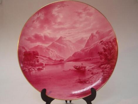 A Copeland porcelain plaque