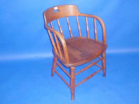 An ash and elm Captains chair