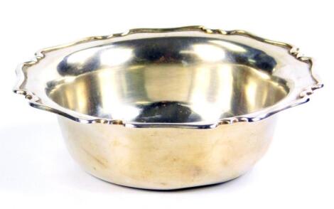 A George V silver bowl