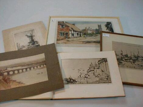 Ernest Stephen Lumsdon. A book of reproduced etchings