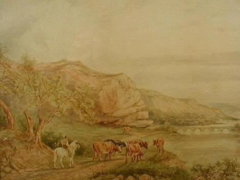 Copley Fielding. Watercolour drawing