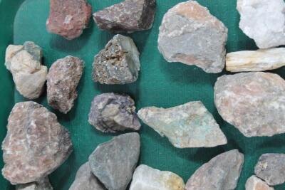 Various rough cut stones - 3