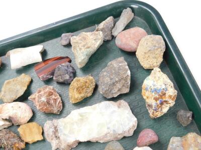 Various rough cut polished and other rocks - 3