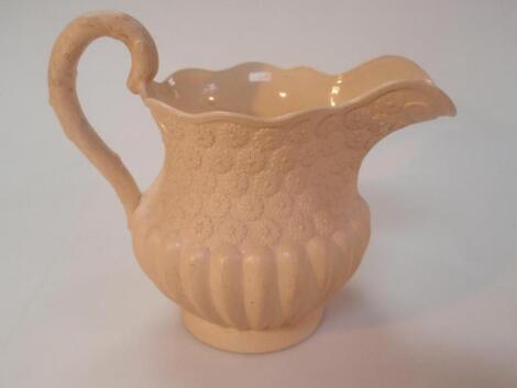 A Brameld Rockingham works drabware daisy jug