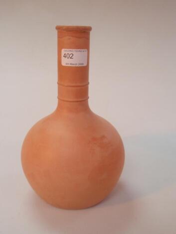 A Wedgwood terracotta bottle vase