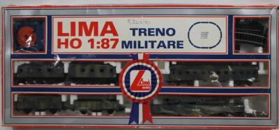 A Lima HO1:87 scale Treno Militare train set