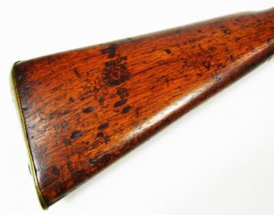 A 19thC Enfield two band constabulary carbine percussion rifle - 3