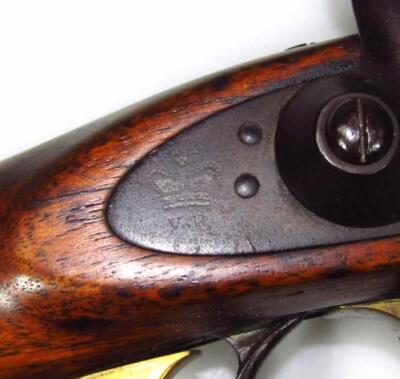 A 19thC Enfield two band constabulary carbine percussion rifle - 6