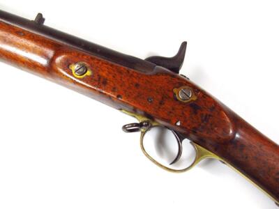 A 19thC Enfield two band constabulary carbine percussion rifle - 9