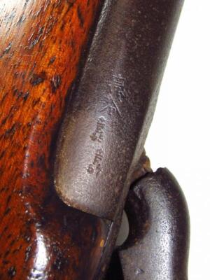 A 19thC Enfield two band constabulary carbine percussion rifle - 10