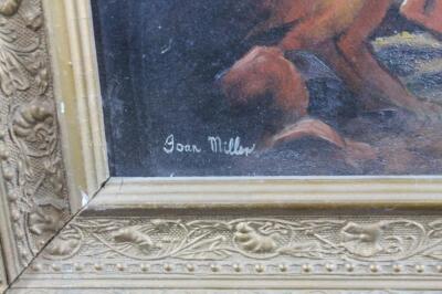 Joan Miller (20thC School). Farrier shoeing a horse - 3