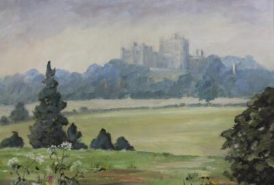 EG Wilson (20thC). Belvoir Castle