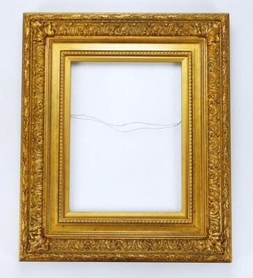 A gilt picture frame