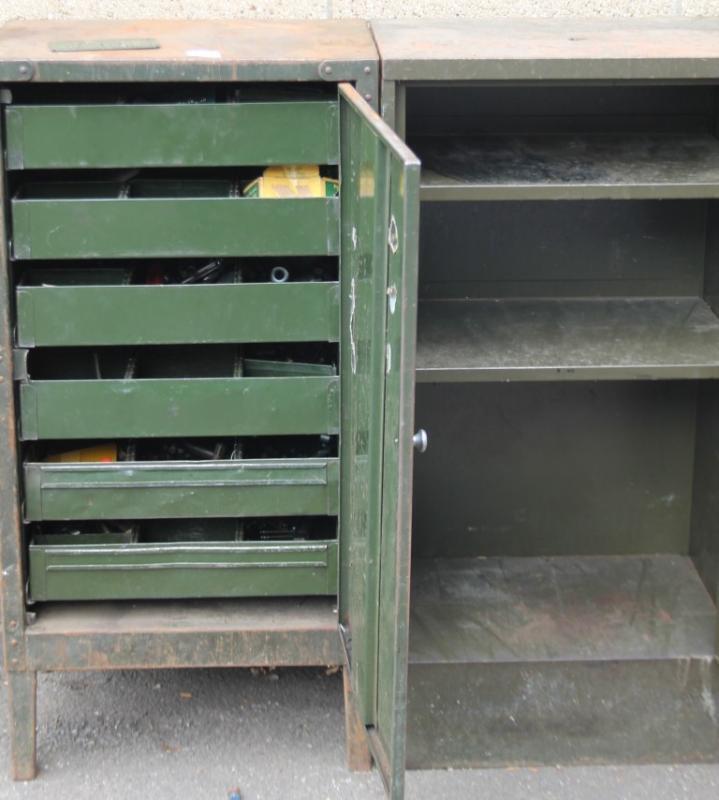 A mid 20thC metal freestanding tool