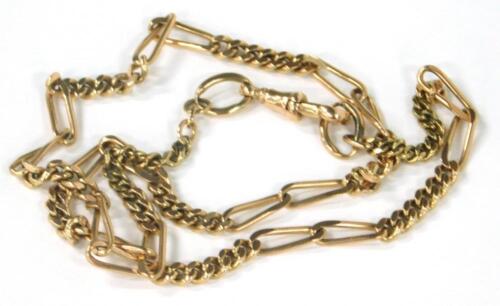 A 9ct gold chain