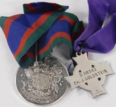 A Canadian George VI silver memorial cross - 2