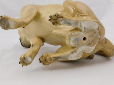 A Meissen porcelain model of a seated pug - 4