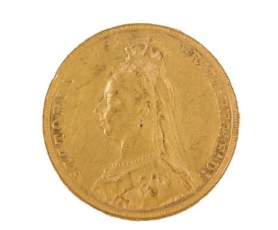 A Queen Victorian gold sovereign 1892 - 2