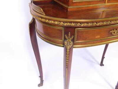 A Louis XVI style mahogany and Vernis Martin vitrine - 5