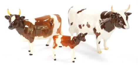 A Beswick Ayrshire bull