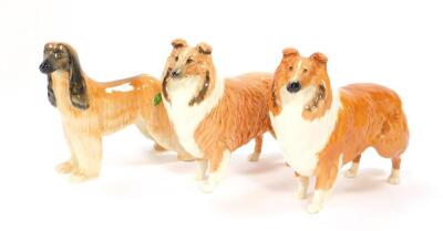 A Beswick figure of an Afghan hound