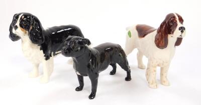 A Beswick figure of a King Charles spaniel
