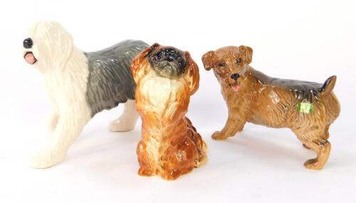 A Beswick figure of an Old English sheepdog