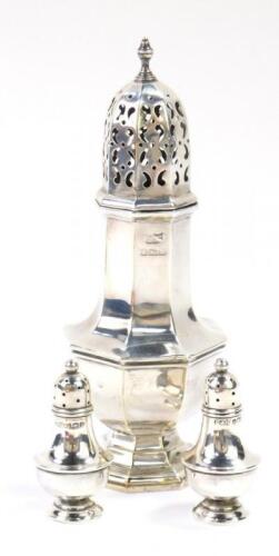 A George VI silver sugar sifter