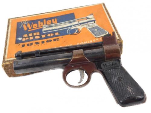 A Webley Junior model air pistol