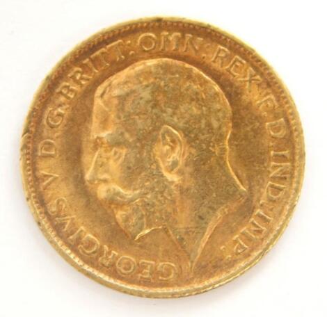 A George V half gold sovereign