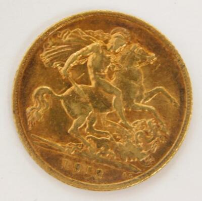 A George V half gold sovereign - 2