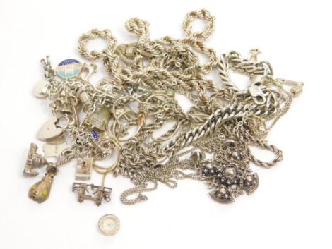 Various silver and silver plated jewellery