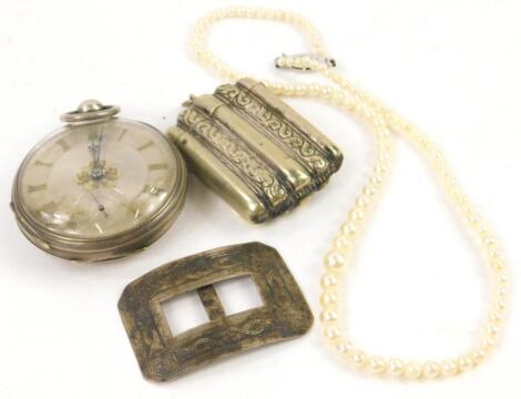 Four items of jewellery