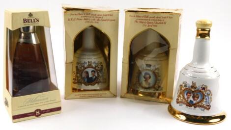 Four Bells whisky decanters