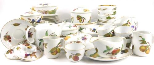 A quantity of Royal Worcester Evesham pattern dinner ware
