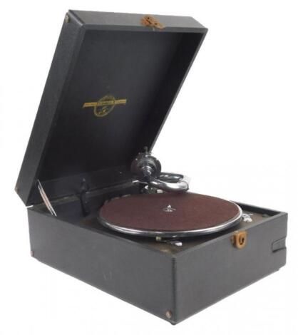 A Columbia portable gramophone