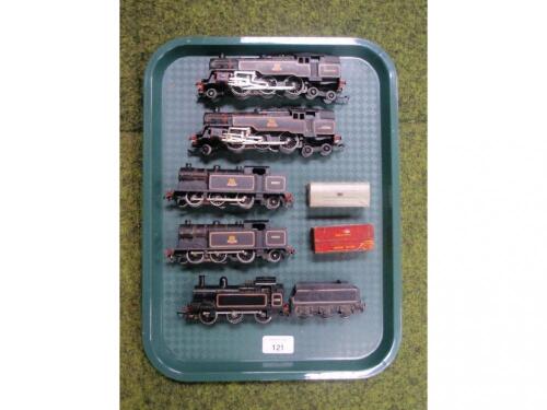 Five 00 gauge locomotives