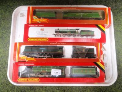 Four Hornby 00 gauge locomotives