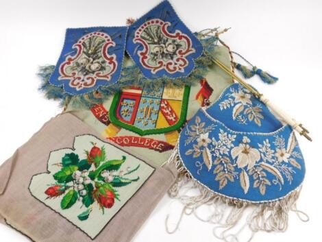 Various 19thC and later pole or face screen banners