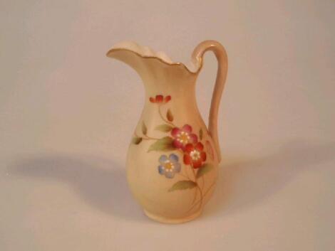 A Royal Worcester miniature ewer