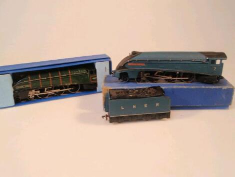 Two Hornby Dublo locomotives - Silver King and Sir Nigel Gregory