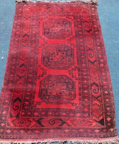 An Afghan rug