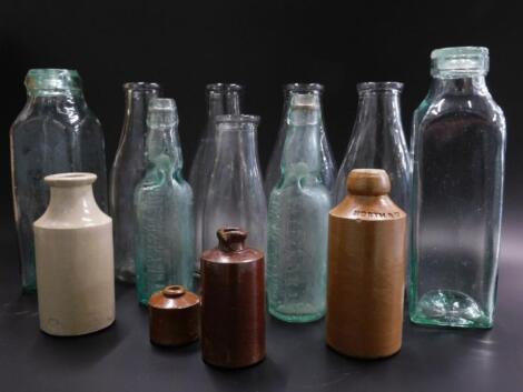 Various vintage bottles