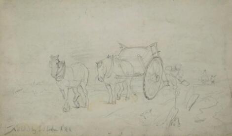 Thomas Sidney Cooper (1803-1902). Horse drawn cart