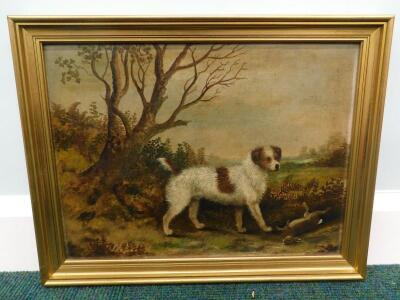 19thC British School. Dog with hare - 2